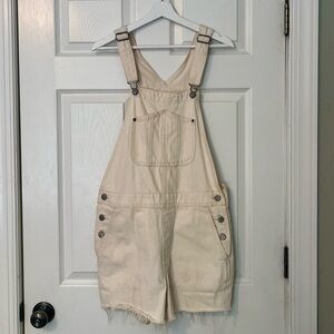 Old Navy Beige Denim Overalls
